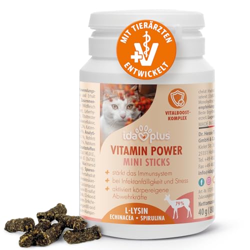 Ida Plus Vitamin Power Mini Sticks - Vitalfood für den Aufbau und Erhalt eines belastbaren Immunsystems und eine beschleunigte Immunantwort - Aktiviert körpereigene Abwehrkräfte - 80 STK von Ida Plus