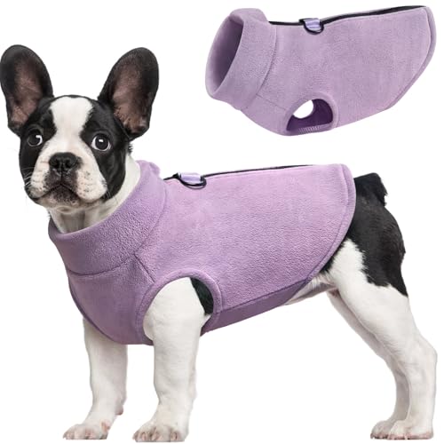Idepet Hunde-Fleece-Weste, Pullover, mit Reißverschluss, Warmer Pullover, Hundejacke mit D-Ring-Leine, Wintermantel, kaltes Wetter, Haustierpullover, Kapuzenpullover für kleine, mittelgroße Hunde, Idepet Hunde-Fleece-Weste, Pullover, mit Reißverschluss, Warmer Pullover, Hundejacke mit D-Ring-Leine, Wintermantel, kaltes Wetter, Haustierpullover, Kapuzenpullover für kleine, mittelgroße Hunde, von Idepet