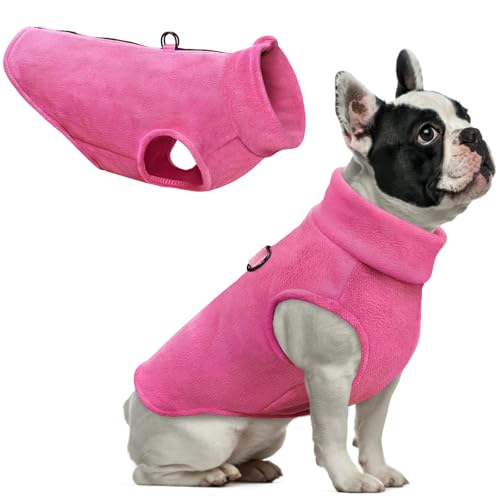 Idepet Hunde-Fleece-Weste, Pullover, mit Reißverschluss, warmer Pullover, Hundejacke mit D-Ring-Leine, Wintermantel, kaltes Wetter, Haustierpullover, Kapuzenpullover für kleine, mittelgroße Hunde, Idepet Hunde-Fleece-Weste, Pullover, mit Reißverschluss, warmer Pullover, Hundejacke mit D-Ring-Leine, Wintermantel, kaltes Wetter, Haustierpullover, Kapuzenpullover für kleine, mittelgroße Hunde, von Idepet