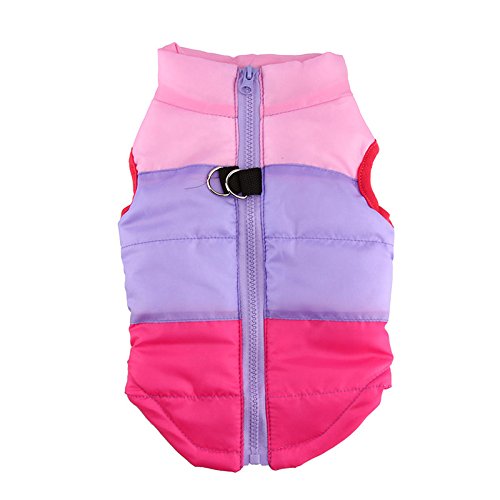 Idepet Winter Hundemantel wasserdichte Hund Pullover Kleidung Winter Hundejacke Hundebekleidung Hundejacke Schneeanzug Warmer Mantel XS, S, M, L von Idepet