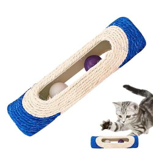 Idezek Kätzchenkratzer, Katzenkratzer für Hauskatzen | Zylindrisches Katzenkratzpad mit Rollen,Möbelschutz, interaktive Katzenspielzeugbälle, Haustierzubehör für den Innenbereich, unterstützt das Idezek Kätzchenkratzer, Katzenkratzer für Hauskatzen | Zylindrisches Katzenkratzpad mit Rollen,Möbelschutz, interaktive Katzenspielzeugbälle, Haustierzubehör für den Innenbereich, unterstützt das von Idezek
