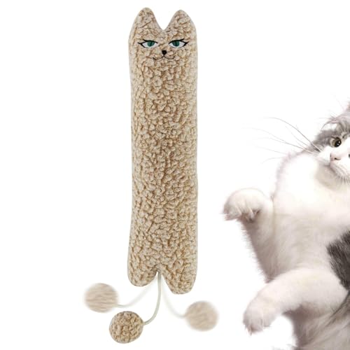 Idezek Katzen-Beißkissen, Katzen-Beißkissen - Kauspielzeug für Katzen im Innenbereich, weiches Plüsch, interaktiv - Kissen-Katzen-Kick-Spielzeug, interessantes Kätzchen-Kissen-Beißspielzeug für das Idezek Katzen-Beißkissen, Katzen-Beißkissen - Kauspielzeug für Katzen im Innenbereich, weiches Plüsch, interaktiv - Kissen-Katzen-Kick-Spielzeug, interessantes Kätzchen-Kissen-Beißspielzeug für das von Idezek