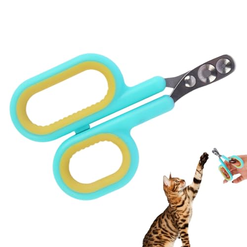 Idezek Katzen-Nagelschneider,Katzen-Nagelknipser - Edelstahl-Nagelschneider für Haustiere,Anti-Blutungs-Hundeklauenschneider, professionelles Haustierpflegewerkzeug, doppeltes rundes Loch, Idezek Katzen-Nagelschneider,Katzen-Nagelknipser - Edelstahl-Nagelschneider für Haustiere,Anti-Blutungs-Hundeklauenschneider, professionelles Haustierpflegewerkzeug, doppeltes rundes Loch, von Idezek