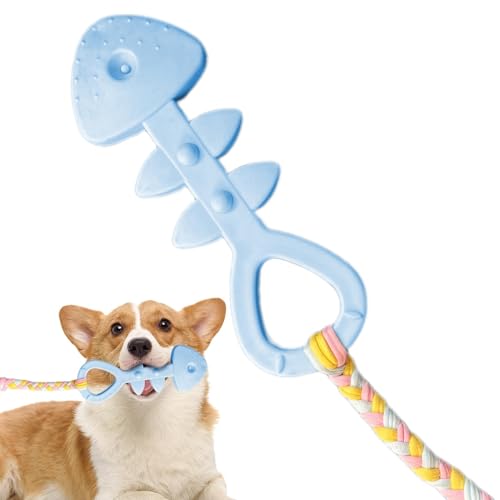 Idezek Kauspielzeug für Welpen mit Fischgrätenmuster, Hundespielzeug für Aggressive Kauer großer Rassen - Hundespielzeug im Fischgräten-Design - Hundeknochenspielzeug, bissfestes, interaktives Idezek Kauspielzeug für Welpen mit Fischgrätenmuster, Hundespielzeug für Aggressive Kauer großer Rassen - Hundespielzeug im Fischgräten-Design - Hundeknochenspielzeug, bissfestes, interaktives von Idezek