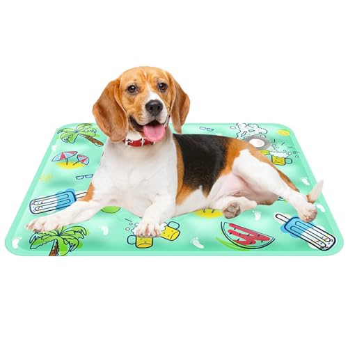 Idezek Kühlende Hundedecke, Kühlende Hundebettmatten | Kühlmatte Decke für Haustiere | Tragbare, atmungsaktive Haustier-Kühlbettmatte, Decke für kleine und mittelgroße Haustiere, Katzen Idezek Kühlende Hundedecke, Kühlende Hundebettmatten | Kühlmatte Decke für Haustiere | Tragbare, atmungsaktive Haustier-Kühlbettmatte, Decke für kleine und mittelgroße Haustiere, Katzen von Idezek