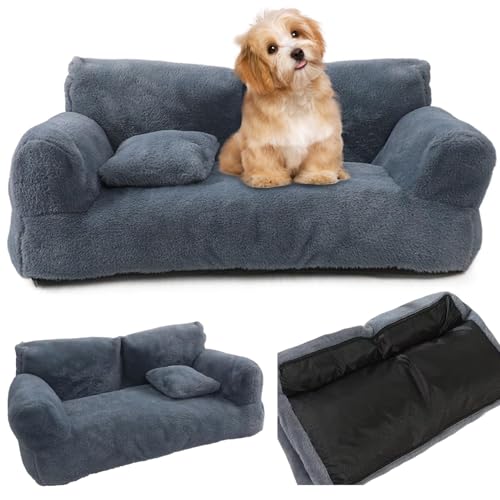 Iewroyt Hundebett, 45 * 38 * 22 cm weiche rechteckige Haustiersofa, abnehmbares und waschbar Iewroyt Hundebett, 45 * 38 * 22 cm weiche rechteckige Haustiersofa, abnehmbares und waschbar von Iewroyt