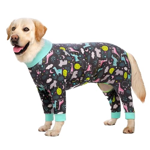 Iewroyt Hundechirurgie Erholung Anzug, Anti -Lick -Weich -Langhülle -Hundepyjamas Jumpsuit Netter Print Recovery Anzug Waschbar Flexible Beschleunigte Heilsoben für männliche Frau Iewroyt Hundechirurgie Erholung Anzug, Anti -Lick -Weich -Langhülle -Hundepyjamas Jumpsuit Netter Print Recovery Anzug Waschbar Flexible Beschleunigte Heilsoben für männliche Frau von Iewroyt