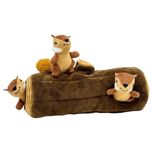 Iewroyt Hundekauenspielzeug, Eichhörnchen mit Baumloch plüschende interaktive Hundespielzeug 4.2x2x2 Hide & Suchen Iewroyt Hundekauenspielzeug, Eichhörnchen mit Baumloch plüschende interaktive Hundespielzeug 4.2x2x2 Hide & Suchen von Iewroyt