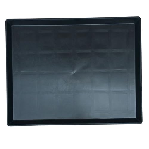 Iewroyt Hundekiste Tablett Schwarze Ersatzpfanne Kunststoff -Basisschale für Hundekäfigkiste Schwarz Reinigung für Haustierkäfige Kisten Zwinger Hunde 23, 03 x 16, 26 x 1, 18 Zoll. von Iewroyt