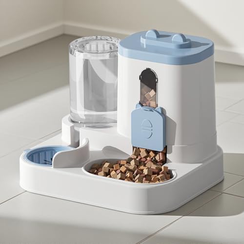 Automatischer Futterspender Katze, Futternapf Katze Mit Trinkwasserspender, Stationärer Katzenfutter Automat, Futterautomat Für Kleine Mittelgroße Hunde Katzen Automatischer Futterspender Katze, Futternapf Katze Mit Trinkwasserspender, Stationärer Katzenfutter Automat, Futterautomat Für Kleine Mittelgroße Hunde Katzen von Ihdjasg