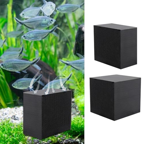 Ihdjasg 2X Aquarium Filterwürfel, Aktivkohlefilter Wasser Purize, Aquarium Filter Zubehör, Hochwirksame Filtration Mit Aktivkohle, Für Teiche, Tierhaltung, Vorratstank Ihdjasg 2X Aquarium Filterwürfel, Aktivkohlefilter Wasser Purize, Aquarium Filter Zubehör, Hochwirksame Filtration Mit Aktivkohle, Für Teiche, Tierhaltung, Vorratstank von Ihdjasg