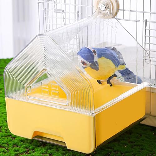 Transparente Vogelhäuschen Herausziehen, Externe Vögel Käfig Feeder, Reinigung Von Haustierversorgungen Cockatiel Vogelbadewanne, Vogelkäfig Duschschachtel Für Kanarische Cockatiel Finch Transparente Vogelhäuschen Herausziehen, Externe Vögel Käfig Feeder, Reinigung Von Haustierversorgungen Cockatiel Vogelbadewanne, Vogelkäfig Duschschachtel Für Kanarische Cockatiel Finch von Ihdjasg