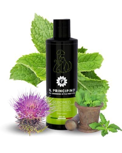 Il Principino Hundeshampoo mit Dermatitis, Anti-Juckreiz-Shampoo, ideal für fettiges Fell und atopische Dermatitis, 250 ml. Il Principino Hundeshampoo mit Dermatitis, Anti-Juckreiz-Shampoo, ideal für fettiges Fell und atopische Dermatitis, 250 ml. von Il Principino