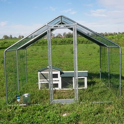 Kit für Kaninchen Weiß Kaninchen | Zaun + Kaninchenstall Meter Abdeckung 3 x 3 von Il Verde Mondo