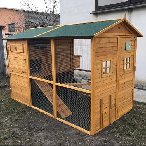 Set für Hühnerstall Brahma Xxxxl Plus | Hühnerstall mit Gehege + Abbev. Auto + Futterstation - Einzelnest Set für Hühnerstall Brahma Xxxxl Plus | Hühnerstall mit Gehege + Abbev. Auto + Futterstation - Einzelnest von Il Verde Mondo