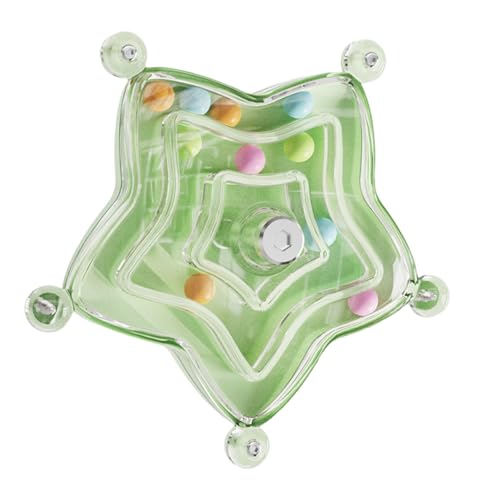 Drehbares Vogel-Spinner-Spielzeug mit rollenden Perlen, langlebig, Polypropylen-Rotatoren zur Förderung natürlicher Verhaltensweisen, verhindert Langeweile, Zerbrechen, rotierendes Spielzeug von Illkjasfc