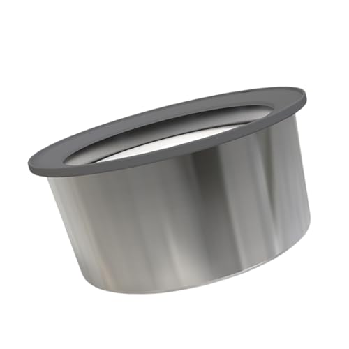 Edelstahl-Wassernapf, auslaufsicher, breit, tropfsicher, großes Fassungsvermögen, 1,6 l/2 l/3 l, leicht zu reinigen, Edelstahlnapf, Wasserspender Edelstahl-Wassernapf, auslaufsicher, breit, tropfsicher, großes Fassungsvermögen, 1,6 l/2 l/3 l, leicht zu reinigen, Edelstahlnapf, Wasserspender von Illkjasfc