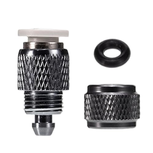 Illkjasfc Auslaufsicherer CO2-Anschluss aus Aluminium für Aquarien, Rotationsmontage, verbesserte Effizienz, Wasserpflanzen-Werkzeug, widerstandsfähiger Aquarium-Adapter Illkjasfc Auslaufsicherer CO2-Anschluss aus Aluminium für Aquarien, Rotationsmontage, verbesserte Effizienz, Wasserpflanzen-Werkzeug, widerstandsfähiger Aquarium-Adapter von Illkjasfc