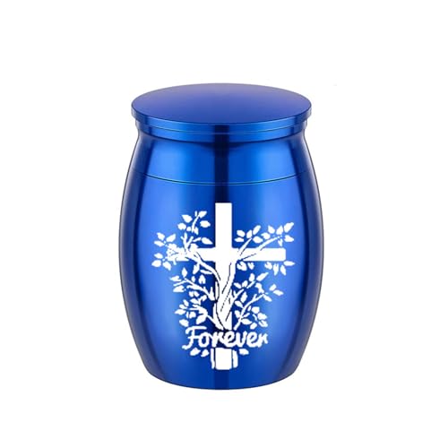 Illkjasfc Gedenk-Schatulle für Asche, Urne, Einäscherung, Asche, Haare, elegante Urne für Damen und Herren, elegante Aluminium-Gedenkbox Illkjasfc Gedenk-Schatulle für Asche, Urne, Einäscherung, Asche, Haare, elegante Urne für Damen und Herren, elegante Aluminium-Gedenkbox von Illkjasfc