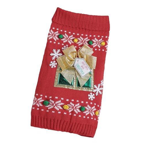 Illkjasfc Hübscher Hunde-Strickpullover, Festival-Kostüm, Pullover für Weihnachten, Party, Outfit, Festival, Haustier, Winterpullover, Urlaubsrequisiten Illkjasfc Hübscher Hunde-Strickpullover, Festival-Kostüm, Pullover für Weihnachten, Party, Outfit, Festival, Haustier, Winterpullover, Urlaubsrequisiten von Illkjasfc