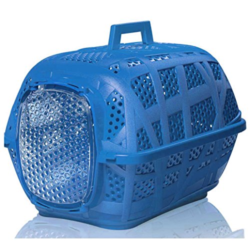 Imac Carry Sport Transportbox für Haustiere, 48,5 x 32 x 34 cm, Hellblau von Imac