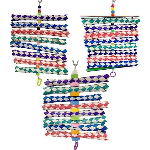 1246 Stück Fingerfalle Aktenvernichter Vogelspielzeug für Papageien, Nymphensittiche, Wellensittiche, Sittiche, kleine bis mittelgroße Vögel, buntes Kaukäfigspielzeug, interaktive 1246 Stück Fingerfalle Aktenvernichter Vogelspielzeug für Papageien, Nymphensittiche, Wellensittiche, Sittiche, kleine bis mittelgroße Vögel, buntes Kaukäfigspielzeug, interaktive von Impeckable Bird Toys