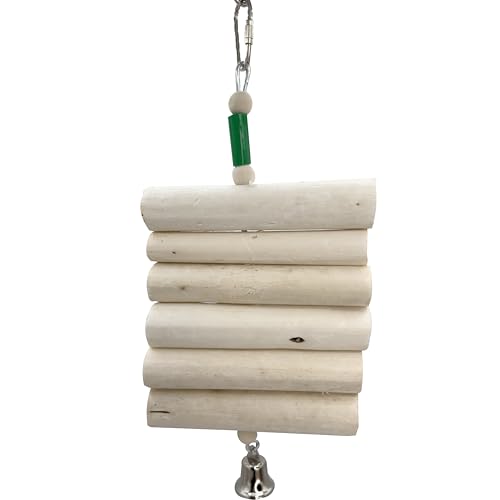 3560 Skinless Sola Chewer Bird Toy - Natürliches Zerkleinern und Futtersuche Spielzeug für Sittiche, Nymphensittiche, Sittiche, Wellensittiche und Quäker - Perfekt für kleine und mittelgroße Papageien von Impeckable Bird Toys
