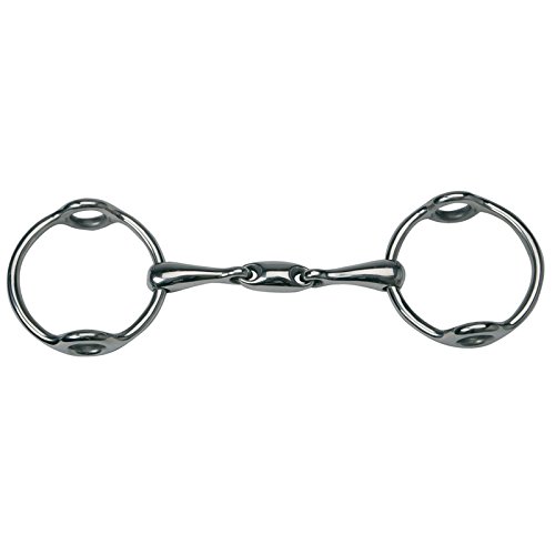 Aufziehtrense Doppelt Gebrochen Inox Oval Link 17mm von Imperial Riding