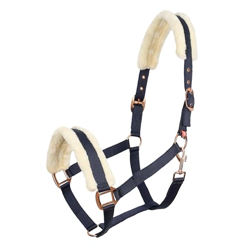 Imperial Riding Halfter IRHClassic Fur, Navy-Rosegold, F/S von Imperial Riding
