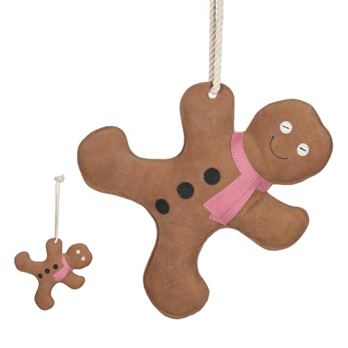 Imperial Riding Stable Buddy aus Wildleder, Beschäftigung für Pferde und Ponys, Spielzeug gegen Langeweile, Unterhaltung für Box, Koppel oder Pferdehänger, Lebkuchenmann von Imperial Riding
