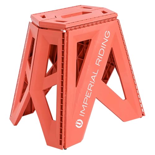 Imperial Riding Step IRH Sky high, Klapphocker, Tritthocker, Klappbarer Hocker, einfache Aufbewahrung, Tragkraft 90kg, aus 65% recycelten Material, Orange Imperial Riding Step IRH Sky high, Klapphocker, Tritthocker, Klappbarer Hocker, einfache Aufbewahrung, Tragkraft 90kg, aus 65% recycelten Material, Orange von Imperial Riding