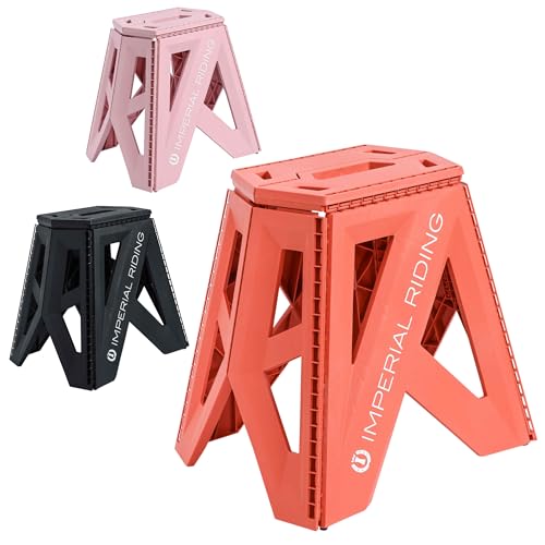 Imperial Riding Step IRH Sky high, Klapphocker, Tritthocker, Klappbarer Hocker, einfache Aufbewahrung, Tragkraft 90kg, aus 65% recycelten Material, Orange Imperial Riding Step IRH Sky high, Klapphocker, Tritthocker, Klappbarer Hocker, einfache Aufbewahrung, Tragkraft 90kg, aus 65% recycelten Material, Orange von Imperial Riding