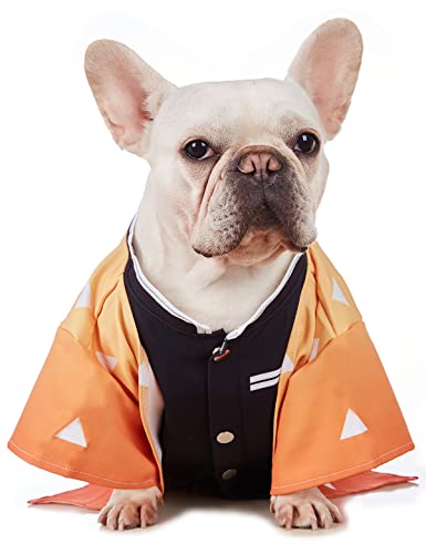 Impoosy Hundekostüme, lustiges Cosplay, Haustier-Kleidung, Welpen, Kleidung für kleine Hunde, Katzen, Hemden, Outfits (S,Gelb) von Impoosy