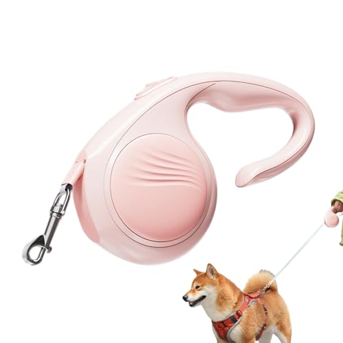 Imtrub Ausziehbares Hundeseil, einziehbares Seil für große Hunde,Outdoor-Walking-Hundeseil - Rutschfestes Laufseil für Welpen, Outdoor-Hundeseil für Camping von Imtrub