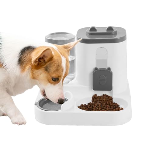 Imtrub Automatischer Katzenfutterautomat | Futterautomat Für Trockenfutter Und Wasser | Stationärer Wasserspender Und Futternapf Für Kleine Mittelgroße Hunde Katzen Für Haus Imtrub Automatischer Katzenfutterautomat | Futterautomat Für Trockenfutter Und Wasser | Stationärer Wasserspender Und Futternapf Für Kleine Mittelgroße Hunde Katzen Für Haus von Imtrub