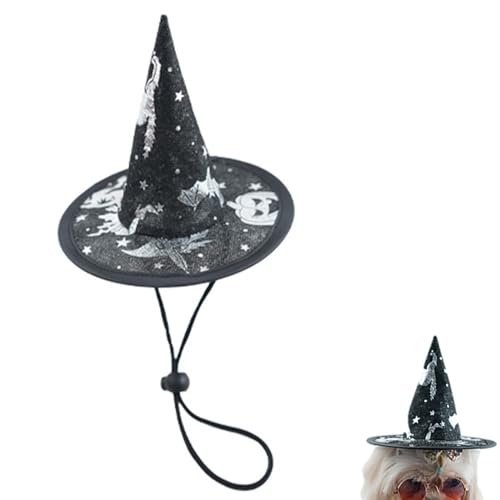 Imtrub Hundehut Halloween,Hexen Kostüm Für Hunde Zu Halloween | Netzhut Mit Verstellbarem Gurt Für Mittelgroße Hunde Bei Haustier Veranstaltungen Drinnen von Imtrub