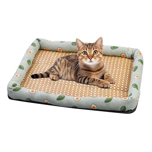 Imtrub Hundekühlmatte, Kühlmatte für Hunde | Kühlmatten für Haustiere aus Rattan - Schlafmatte, Sommer-Eispads für Hunde und Katzen, Hundebettmatten für Crate Kennel Bed Sofa Imtrub Hundekühlmatte, Kühlmatte für Hunde | Kühlmatten für Haustiere aus Rattan - Schlafmatte, Sommer-Eispads für Hunde und Katzen, Hundebettmatten für Crate Kennel Bed Sofa von Imtrub
