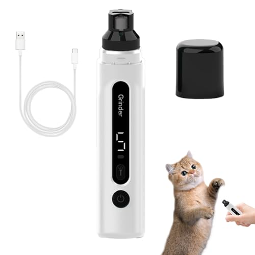 Imtrub Hundenagelfeile, Hundenagelschleife | Sichere verstellbare ruhige Welpen -Nagel -Klipper mit LED -Licht - Cat Claw Care, tragbare Tierpflegematerial für Thanksgiving, Weihnachten von Imtrub