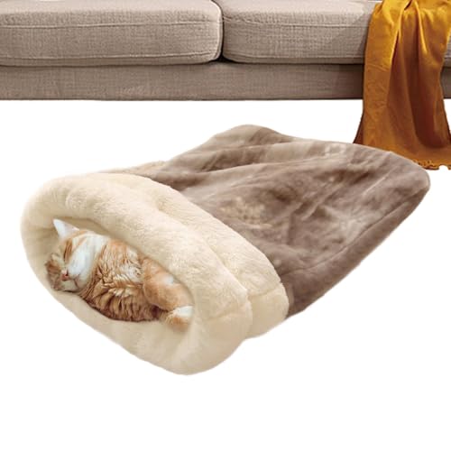 Imtrub Katzen-Winterschlafsack, tragbarer Haustierschlafsack Bett, Winterschlafsack für kleine Haustiere, weicher Plüsch-Katzensack, warmes Katzenbett für Kätzchen und Welpen Imtrub Katzen-Winterschlafsack, tragbarer Haustierschlafsack Bett, Winterschlafsack für kleine Haustiere, weicher Plüsch-Katzensack, warmes Katzenbett für Kätzchen und Welpen von Imtrub