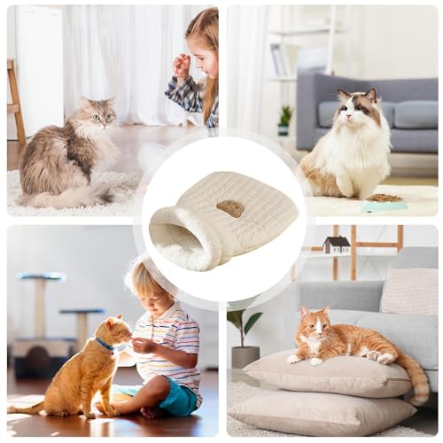 Imtrub Katzenschlafsack,Katzenbett-Höhlenschlafsack | Weiche und Bequeme Katzenbetthöhle, gemütliche Katzenbetten,Leicht zugänglicher Katzenschlafsack mit niedlichem Bärenmuster für Katzen und kleine Imtrub Katzenschlafsack,Katzenbett-Höhlenschlafsack | Weiche und Bequeme Katzenbetthöhle, gemütliche Katzenbetten,Leicht zugänglicher Katzenschlafsack mit niedlichem Bärenmuster für Katzen und kleine von Imtrub