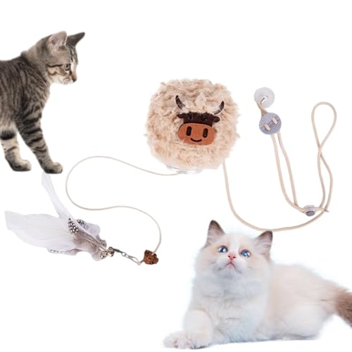Imtrub Leckerli Spender Katzenspielzeug | Indoor Leckerli Puzzle Spielzeug Für Katzen,Förderung Von Spielen & Belohnung Drinnen Draußen Kätzchen Haustier Genussvolle Spielzeit von Imtrub