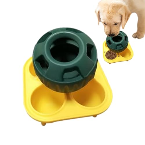 Imtrub Schleckball Für Hunde | Pupsicle Hundespielzeug Langlebiges Leckerli | Interaktives Hunde Leckerli Ball Spielzeug | Befüllbares Hundespielzeug Um Welpen Abzulenken | Sicher für Hunde von Imtrub