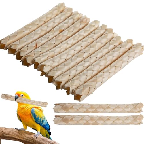 Imtrub Vogel-Kauspielzeug,Vogel-Kaustäbchen-Spielzeug | 12X Vogel-Kaustangen-Spielzeug,Bissfestes Papageien-Kaukäfigspielzeug für Graupapageien, Kakadus, Sittiche, kleine Sittiche, Nymphensittiche Imtrub Vogel-Kauspielzeug,Vogel-Kaustäbchen-Spielzeug | 12X Vogel-Kaustangen-Spielzeug,Bissfestes Papageien-Kaukäfigspielzeug für Graupapageien, Kakadus, Sittiche, kleine Sittiche, Nymphensittiche von Imtrub