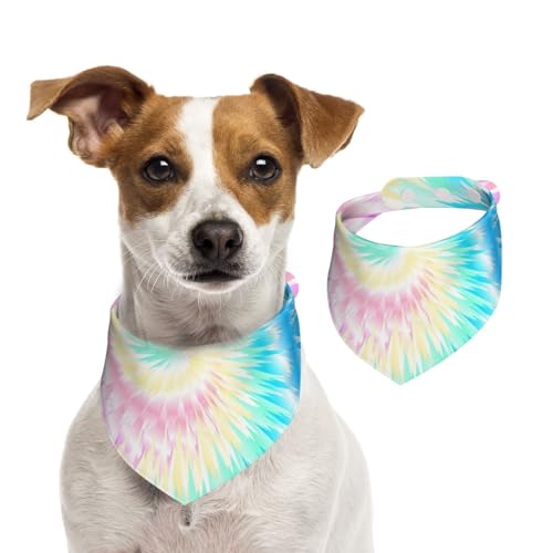 Batik, Hundehalstücher, Baumwoll-Haustierschal, verstellbare Lätzchen für Haustiere,M Batik, Hundehalstücher, Baumwoll-Haustierschal, verstellbare Lätzchen für Haustiere,M von InOmak