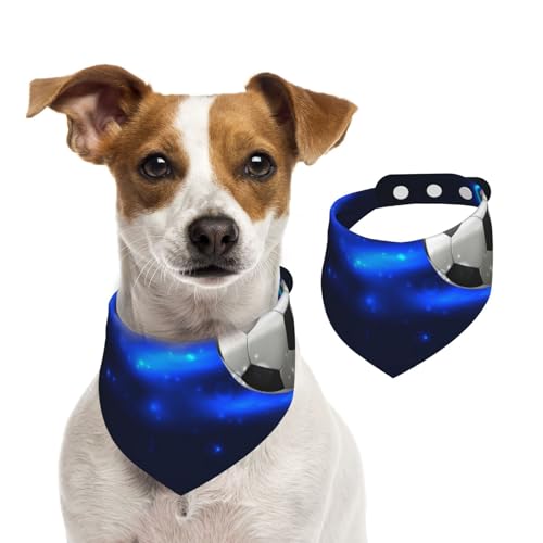 Fußball in Flammen, Hundehalstücher, Baumwoll-Haustierschal, verstellbare Lätzchen für Haustiere,L Fußball in Flammen, Hundehalstücher, Baumwoll-Haustierschal, verstellbare Lätzchen für Haustiere,L von InOmak