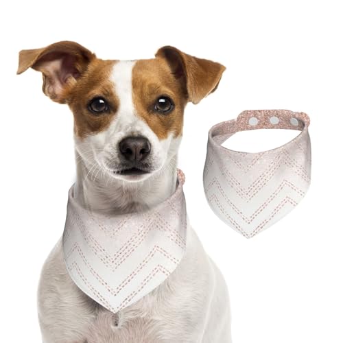 Glitzerndes hübsches Muster, Hundehalstücher, Baumwoll-Haustierschal, verstellbare Lätzchen für Haustiere,S von InOmak
