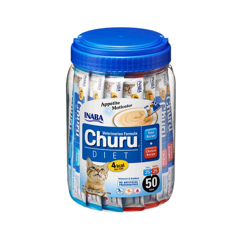 Churu Diet Naturel Appetitanreger Huhn & Thunfisch - 50 Stück von Inaba
