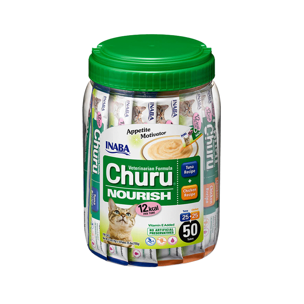 Churu Nourish Appetite Motivator Huhn & Thunfisch - 50 Stück Churu Nourish Appetite Motivator Huhn & Thunfisch - 50 Stück von Inaba