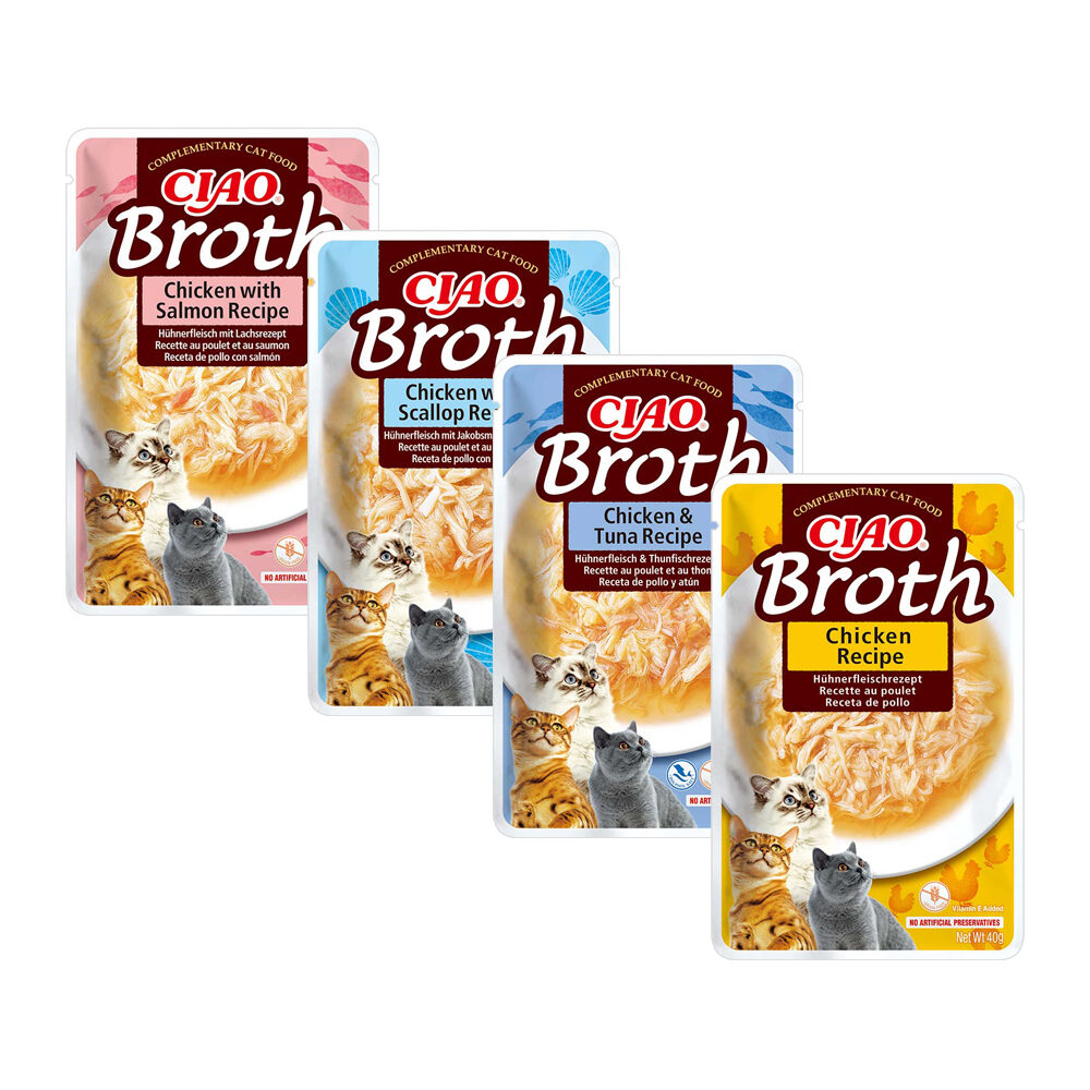 Inaba Churu Brühe - Huhn & Jakobsmuschel - 12 x 40 g von Inaba
