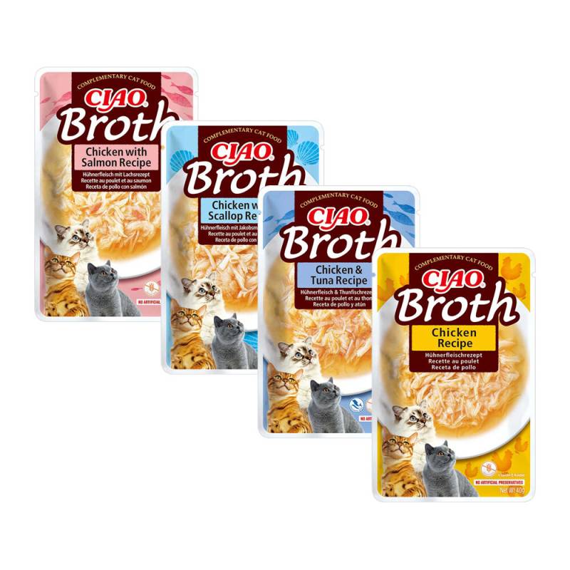 Inaba Churu Brühe - Huhn & Jakobsmuschel - 12 x 40 g von Inaba